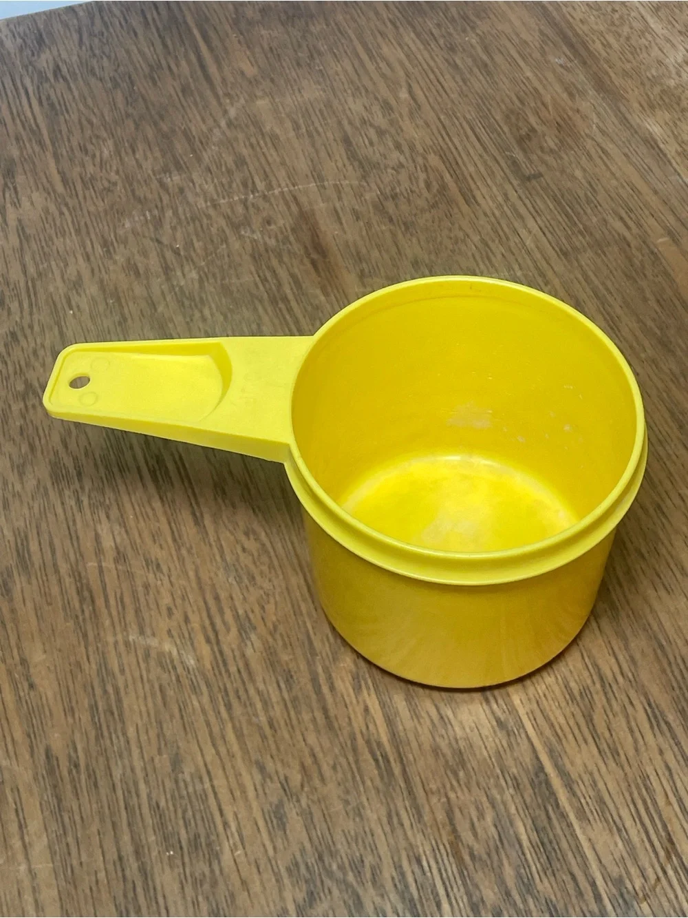 Vintage Yellow Tupperware Measuring Cups Set of 3